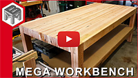 mega woodworking workbench